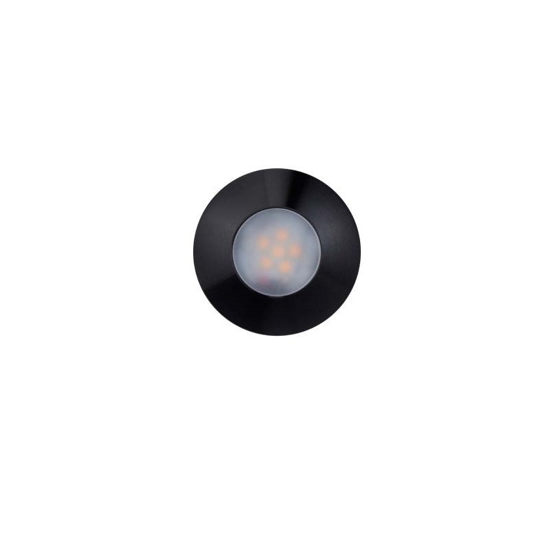 Inground ENCASTRE DE SOL ROND LED 24Vdc IP67  NOIR 2W 2700K/3000K/4000K 160Lm