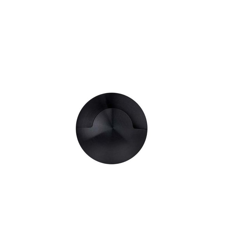 Inground 1 ENCASTRE DE SOL ROND LED 24Vdc IP67 1 FENETRE NOIR 2W 2700K OU 3000K OU 4000K 100Lm