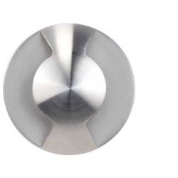 Inground 2 ENCASTRE DE SOL ROND LED 24Vdc IP67 2 FENETRES IX 2W 2700K OU 3000K OU 4000K 80Lm