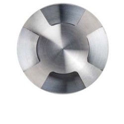 Inground 4 ENCASTRE DE SOL ROND LED 24Vdc IP67 4 FENETRES IX 2W 2700K OU 3000K OU 4000K 90Lm