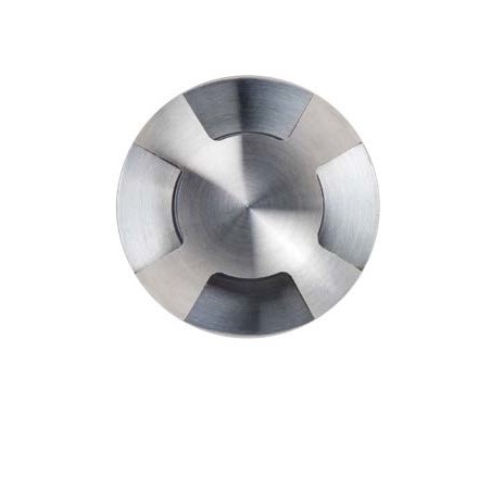 Inground 4 ENCASTRE DE SOL ROND LED 24Vdc IP67 4 FENETRES IX 2W 2700K OU 3000K OU 4000K 90Lm