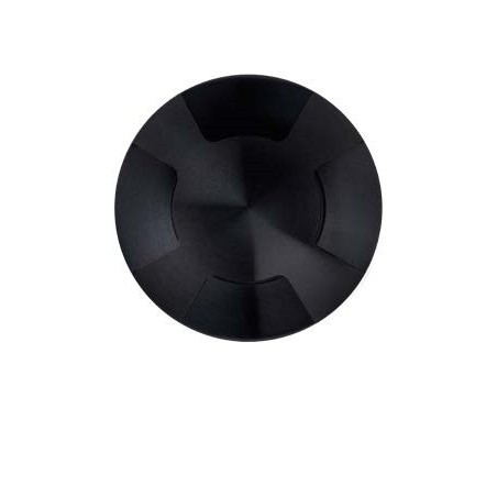 Inground 4 ENCASTRE DE SOL ROND LED 24Vdc IP67 4 FENETRES NOIR 2W 2700K OU 3000K OU 4000K 90Lm