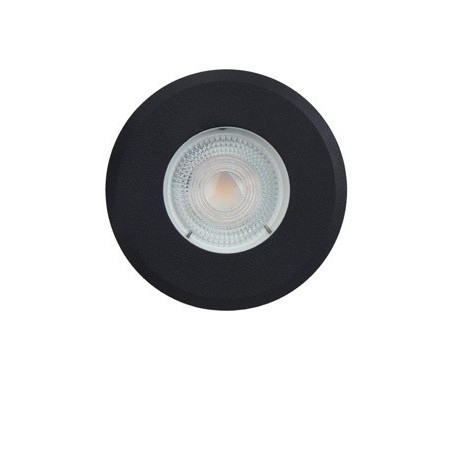 Stratus  ENCASTRE DE SOL ROND GU10-230V ,IP67  NOIR MAX 9W -K -Lm