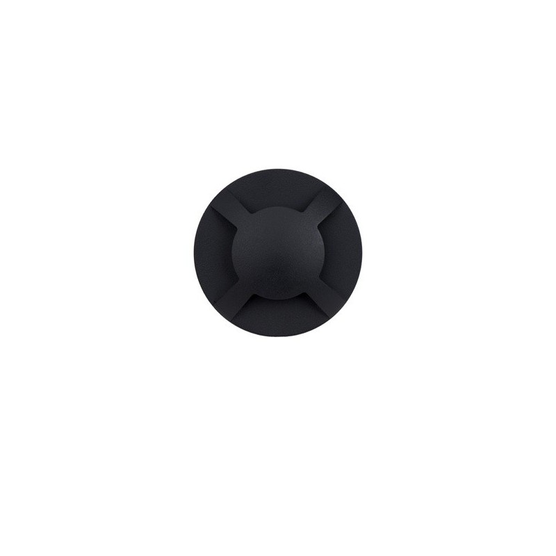Stratus 4 ENCASTRE DE SOL ROND GU10-230V IP67  [4 saida] NOIR MAX 9W -K -Lm