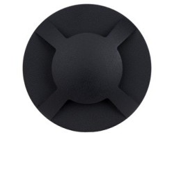 Stratus 4 ENCASTRE DE SOL ROND GU5,3 -12Vdc IP67  [4 saida] NOIR MAX 9W -K -Lm