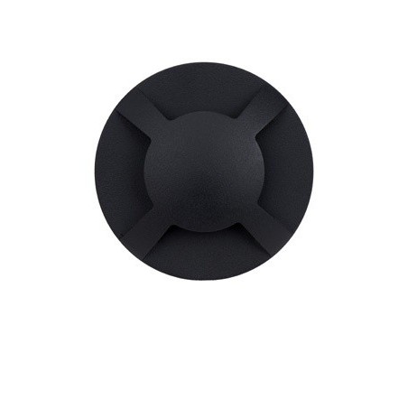 Stratus 4 ENCASTRE DE SOL ROND GU5,3 -12Vdc IP67  [4 saida] NOIR MAX 9W -K -Lm