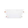 Square LED 24W Downlight carré Slim LED 120º BLANC 24W 3000K/4200K/6500K 2400Lm