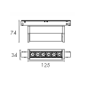 DOT 06 - Magnetic 48V - LED SMD - 6W - CCT (2700-3000-4000)K - ON-OFF 48V - Couleur Noir