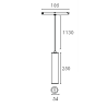 CYL 10 - Magnetic 48V - LED COB - 10W - 3000K - DALI 48V - Couleur Noir