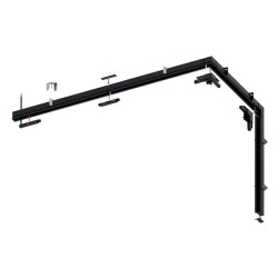 RAIL MAG - Magnetic track - Encastrable - 2 mètres - Couleur Noir