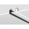 RAIL MAG - Magnetic track - Encastrable - 2 mètres - Couleur Noir