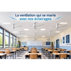 VENTILATEUR FANI 132CM BLANC 6 VITESSES 29dB 13800m3/h