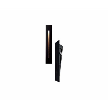 Encastré mural noir design tendance LED 3W 200lm 3000K