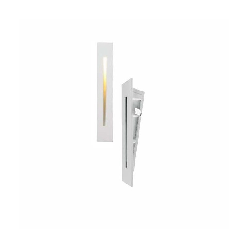 Encastré mural blanc design tendance LED 3W 200lm 3000K