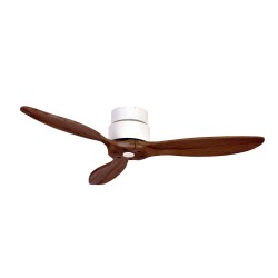 VENTILATEUR MISTRAL SANS LUMIERE DC 35W 132CM BOIS FONCE