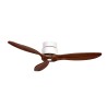 VENTILATEUR MISTRAL SANS LUMIERE DC 35W 132CM BOIS FONCE