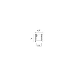 KIT PROFILE ALU-2.6M-TILE