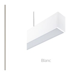 Suspension LUMI-P Blanc 40 W 1190 mm 4000 K