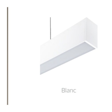 Suspension LUMI-P Blanc 60 W 1490 mm 4000 K