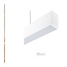 Suspension LUMI-DUO Blanc 24+40 W 1190 mm 3000 K